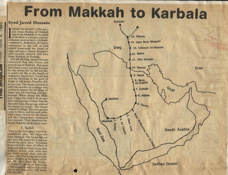 From Makkah to Karbala