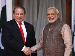 Nawaz with Indian PM